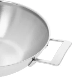 Demeyere Industry 5 RVS Wokpan – Wokpan Inductie – 30 Cm –2 Handvaten – PTFE-vrij -Huis Keuken 1126x1200