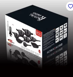 Royal Swiss® - Set Lot 33-delige - Pannenset Inductie - Steengoeden - Afneembare Handgreep - Glazen Deksel - Geschikt Voor Oven - PFAS-vrij + Keukengerei 8 Royal Swiss® - Set Lot 33-delige - Pannenset Inductie - Steengoeden - Afneembare Handgreep - Glazen Deksel - Geschikt Voor Oven - PFAS-vrij + Keukengerei -Huis Keuken 1133x1200