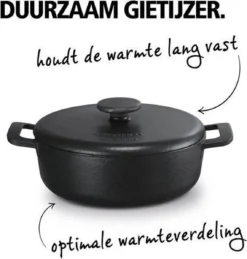 Brabantia The Dutch Braadpan - Matt Black - 28 Cm - Gietijzer -Huis Keuken 1143x1200 1