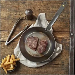 DeBuyer Mineral B Element Koekenpan - Zilver - Rond - Ø 28 Cm -Huis Keuken 1195x1200 3