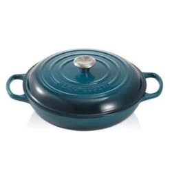 Le Creuset Braadpan Campagnard Signature Deep Teal - ø 30 Cm / 3.5 Liter -Huis Keuken 1197x1200 6