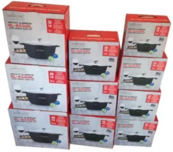 Royalty Line - Marble Soep/braadpan - Met Glazen Deksel Zwart - 20 CM. RL-BS20ML -Huis Keuken 1200x1056