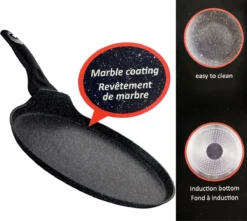 Pannenkoekenpan Antiaanbak - Inductie Marmer - 28cm