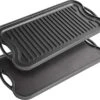 Nuovva Dubbelzijdig Gietijzeren Grillplaat - 50cm X 26cm