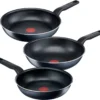 Tefal XL Force Pannenset 3 Delig - Kookpannen Ø 24 Cm + Ø 28 Cm & Wokpan Ø 28 Cm - Niet Geschikt Voor Inductie