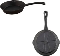 The Windmill Koekenpan Skillet Extra - 31,5 Cm - Gietijzer Zwart -Huis Keuken 1200x1112 1