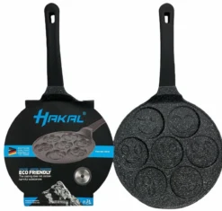 Emoji Pannenkoekenpan Pancake | 26cm | 7 Kop - Marmeren Anti Aanbaklaag Met Smiley -Huis Keuken 1200x1144