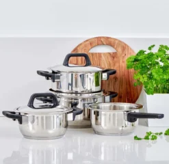 Gero Erik Kookpannenset - 4-delig - RVS - Inductie -Huis Keuken 1200x1167