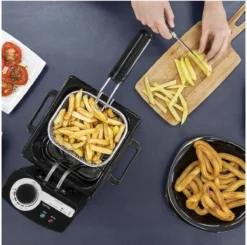 Frituurmachine Cecotec Cleanfry 1,5 L 1000W Roestvrij Staal -Huis Keuken 1200x1188 2