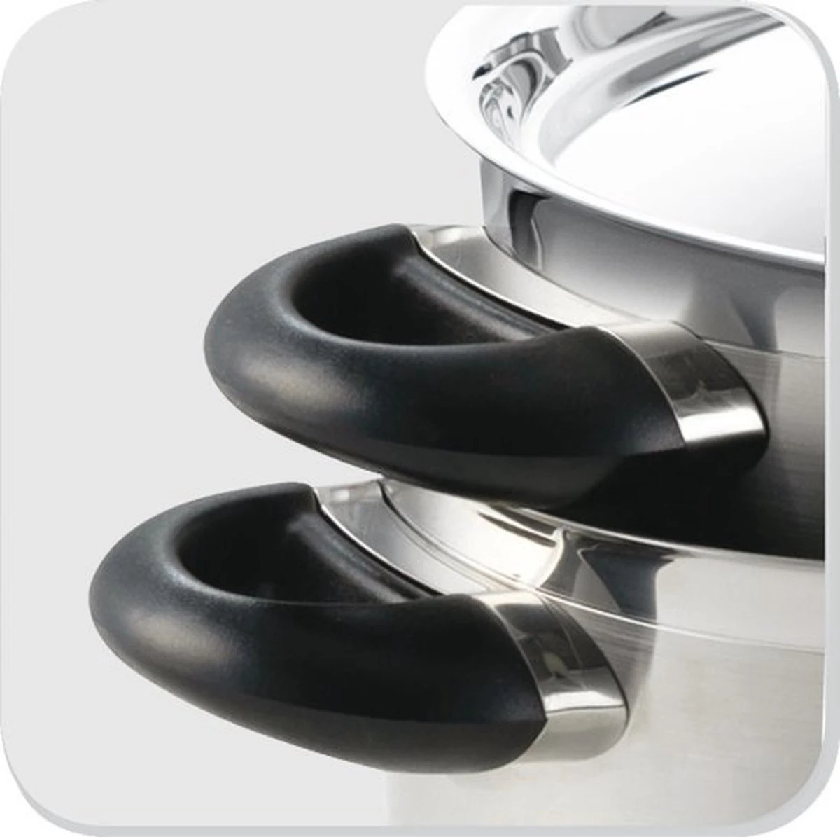 BK Karaat+ Pannenset - 5-delig - RVS – Geschikt Voor Alle Warmtebronnen 3 BK Karaat+ Pannenset - 5-delig - RVS – Geschikt Voor Alle Warmtebronnen - Afbeelding 3