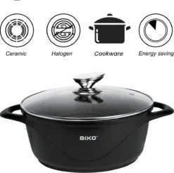 BIKO - Smile Pannen 8 Delige Pannenset - Braadpan - Zwart -Huis Keuken 1200x1197 3