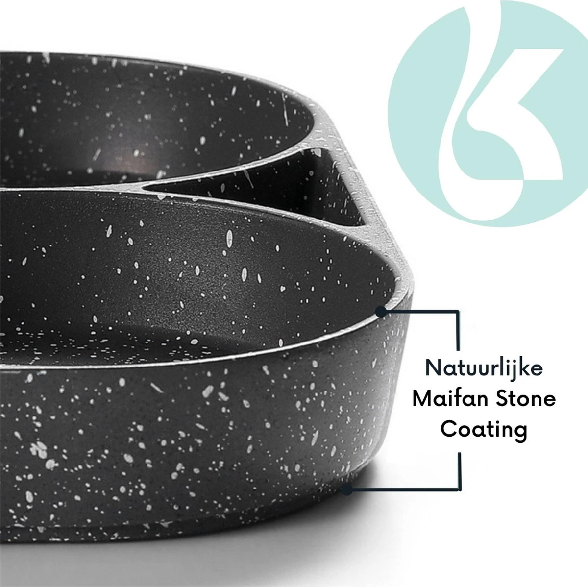 Culistar Pannenkoekenpan Inductie - Pancake Pan - Omeletpan - Omeletmaker - Eierpan - Inclusief Receptenboekje 6 Culistar Pannenkoekenpan Inductie - Pancake Pan - Omeletpan - Omeletmaker - Eierpan - Inclusief Receptenboekje - Afbeelding 6