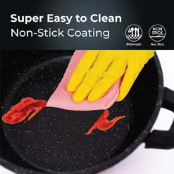 Herenthal Pannenset Inductie - Luxe 10-delige Koekenpan Inductie - Voor Alle Warmtebronnen - Pannen Met Glazen Deksels En Koudgrepen - Burgundy -Huis Keuken 1200x1199