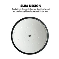 MOA Gietijzeren Braadpan - Inhoud 5,7 Liter - 26CM - Rond - Alle Warmtebronnen - Ook Voor Inductie - Gewicht 5,8 Kg - Wit - C26W -Huis Keuken 1200x1200 1019