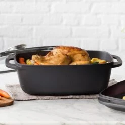 Gegoten Aluminium Braadpan - 7 L -Huis Keuken 1200x1200 1024