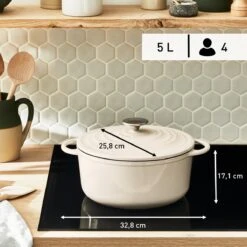 Tefal LOV Braadpan - 5L - Ø25 Cm - Beige -Huis Keuken 1200x1200 1061