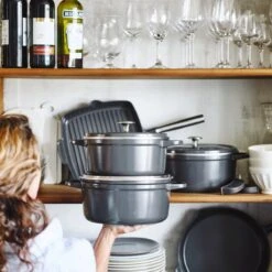 GreenPan Featherweights Braadpan 22cm - Zwart - Inductie - PFAS-vrij 12 GreenPan Featherweights Braadpan 22cm - Zwart - Inductie - PFAS-vrij -Huis Keuken 1200x1200 1073