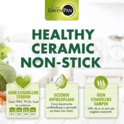 Greenpan Torino Keramische Hapjespan - 28 Cm - Met Glazen Deksel -Huis Keuken 1200x1200 1210