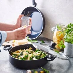 Greenpan Torino Keramische Hapjespan - 28 Cm - Met Glazen Deksel -Huis Keuken 1200x1200 1218