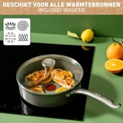 Tefal Renew+ Keramische Hapjespan - Ø 24 Cm - Met Deksel -Huis Keuken 1200x1200 1282