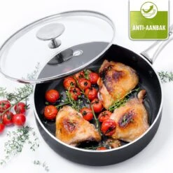 GreenPan Brussels Hapjespan Met Deksel - Ø24 Cm - Keramisch - Inductie -Huis Keuken 1200x1200 1291