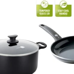 GreenPan Cambridge Grillpan 28cm - Zwart - Inductie - PFAS-vrij -Huis Keuken 1200x1200 1356