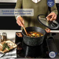 Westinghouse Kookpan/Braadpan Inductie - Ø 24 Cm - Zwart Marmer - Speciale Editie -Huis Keuken 1200x1200 14