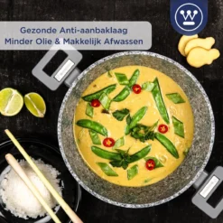 Westinghouse Kookpan/Braadpan Inductie - Ø 28 Cm - Grijs Graniet - Met Deksel - PFOA Vrij -Huis Keuken 1200x1200 153