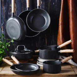 GreenChef Vintage Wokpan 28cm/3.7L - Zwart - Inductie - PFAS-vrij -Huis Keuken 1200x1200 212