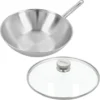 Demeyere Apollo 7 - Wok - 30 Cm - Met Glazen Deksel