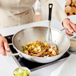 Demeyere Industry 5 RVS Wokpan – Wokpan Inductie – 30 Cm –2 Handvaten – PTFE-vrij -Huis Keuken 1200x1200 315