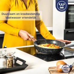 Westinghouse Koekenpan Inductie - Ø 30 Cm - Zwart Marmer - Speciale Editie -Huis Keuken 1200x1200 458
