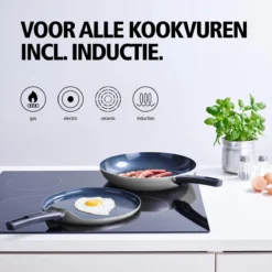 BRABANTIA INDU+ Pannenkoekenpan - Keramische Antiaanbaklaag - Ø 24 Cm - Inductie - Pfas Vrij 9 BRABANTIA INDU+ Pannenkoekenpan - Keramische Antiaanbaklaag - Ø 24 Cm - Inductie - Pfas Vrij -Huis Keuken 1200x1200 464