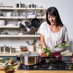 KitchenAid Stainless Steel Koekenpan ø28cm - RVS - Inductie - Anti-aanbak -Huis Keuken 1200x1200 500