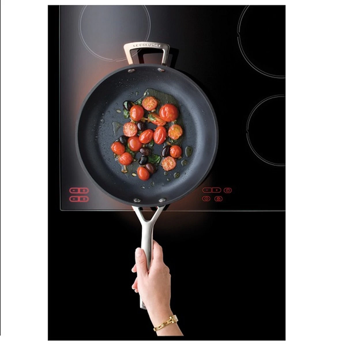 Le Creuset Koekenpan Les Forgées TNS - ø 28 Cm - Standaard Anti-aanbaklaag 8 Le Creuset Koekenpan Les Forgées TNS - ø 28 Cm - Standaard Anti-aanbaklaag - Afbeelding 8