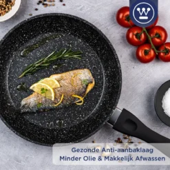 Westinghouse Koekenpan - Ø 30 Cm - Zwart Marmer - Geschikt Voor Alle Warmtebronnen Inclusief Inductie 13 Westinghouse Koekenpan - Ø 30 Cm - Zwart Marmer - Geschikt Voor Alle Warmtebronnen Inclusief Inductie -Huis Keuken 1200x1200 630