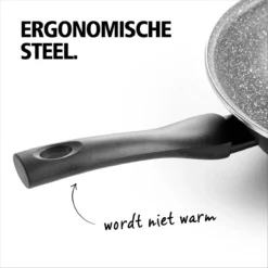 BRABANTIA LIVING Koekenpan - Ø 20 Cm - Antiaanbak - Inductie - Zwart -Huis Keuken 1200x1200 717