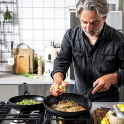 Greenpan KitchenAid Classic Aluminium Koekenpannenset 2-delig ø20+28cm - Zwart - Inductie -Huis Keuken 1200x1200 776