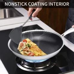 Honingraat Heavy Duty Anti-aanbak Koekenpan - Steelpan - Wok - Met Deksel 30 Cm - Gas - Elektrisch - Inductie - Oven -Huis Keuken 1200x1200 819