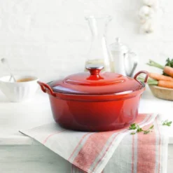Le Creuset Braadpan Faitout Tradition Kersenrood - ø 24 Cm / 3 Liter -Huis Keuken 1200x1200 979