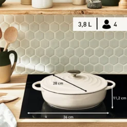 Tefal LOV Lage Braadpan - 3.8L - Ø28 Cm - Beige -Huis Keuken 1200x1200 994