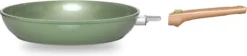 Just Vegan Koekenpan ECO Met Afneembaar Handvat 20 Cm Aluminium Groen -Huis Keuken 1200x273