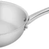 Sola Koekenpan Green Cooking - Ø 20 Cm - Zilver - RVS - Dubbelwandige Bodem