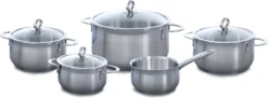 BK Excellent Pannenset - 5-delig - RVS - Inductie