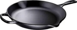 Le Creuset - Gietijzeren Ronde Skillet In Mat Zwart 23cm -Huis Keuken 1200x472