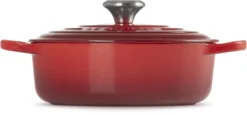 Le Creuset - Gietijzeren - Lage Braadpan - 24cm - Kersenrood -Huis Keuken 1200x560 3