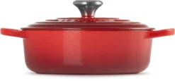 Le Creuset - Gietijzeren - Lage Braadpan - 24cm - Kersenrood -Huis Keuken 1200x561 2