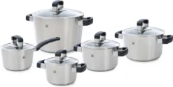BK Conical Cool Pannenset - 5-delig - RVS - Geschikt Voor Alle Warmtebronnen -Huis Keuken 1200x608 1
