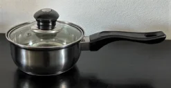 Merkloos Haute Cuisine Bakeliet - Steelpan Met Deksel 14 Cm