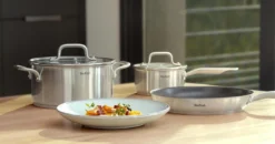 Tefal Virtuoso Pannenset 4-delig - Kookpan Ø 16/20/24 Cm + Steelpan Ø 16 Cm -Huis Keuken 1200x633